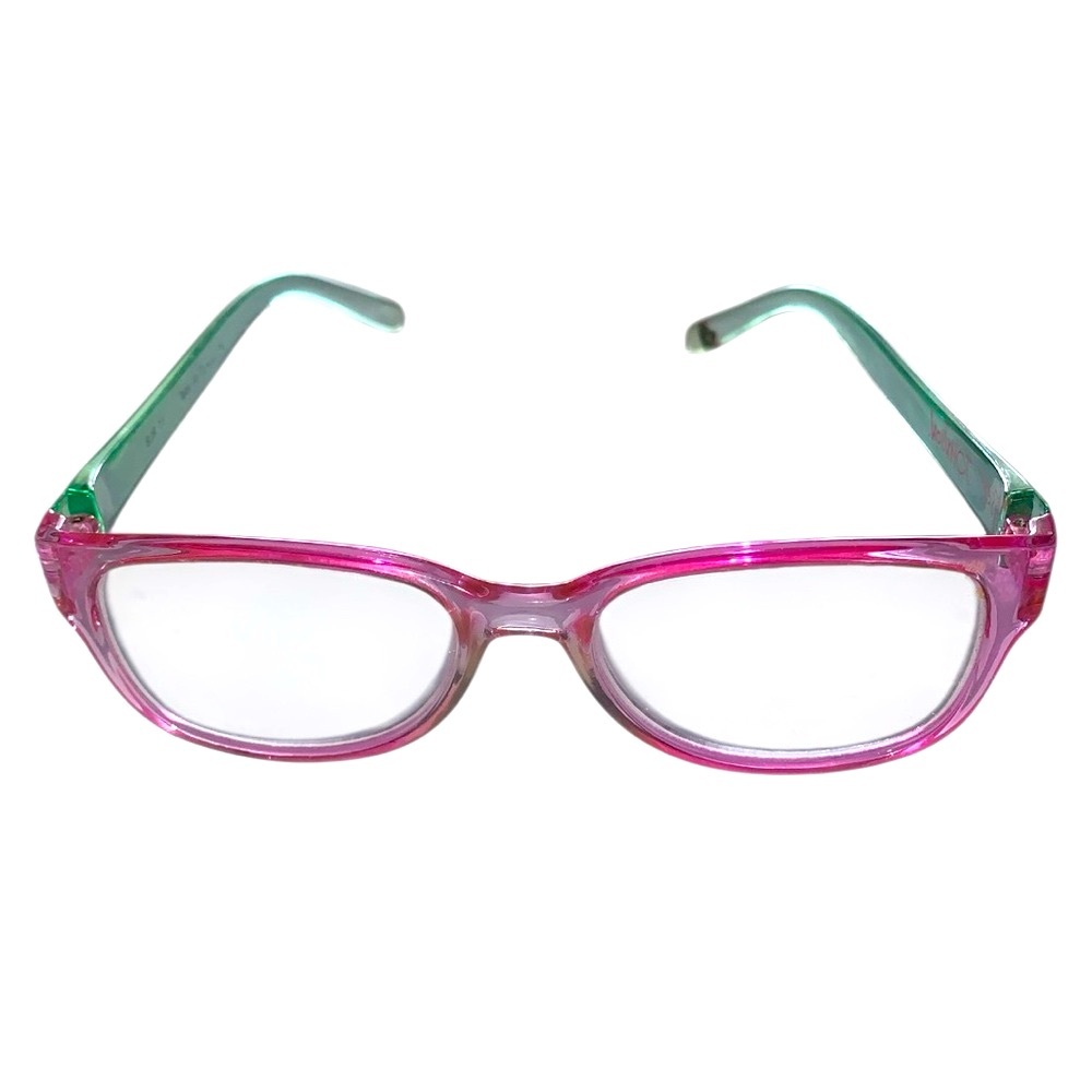 Betsey Johnson Pink Green Glasses Stylish Design